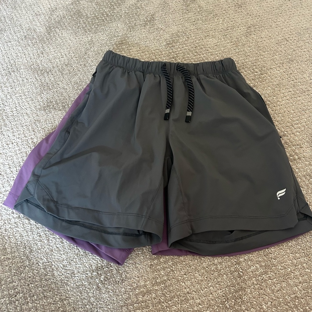 Set of 2 Fabletics Men's The One UnLined Shorts, Small, 7”